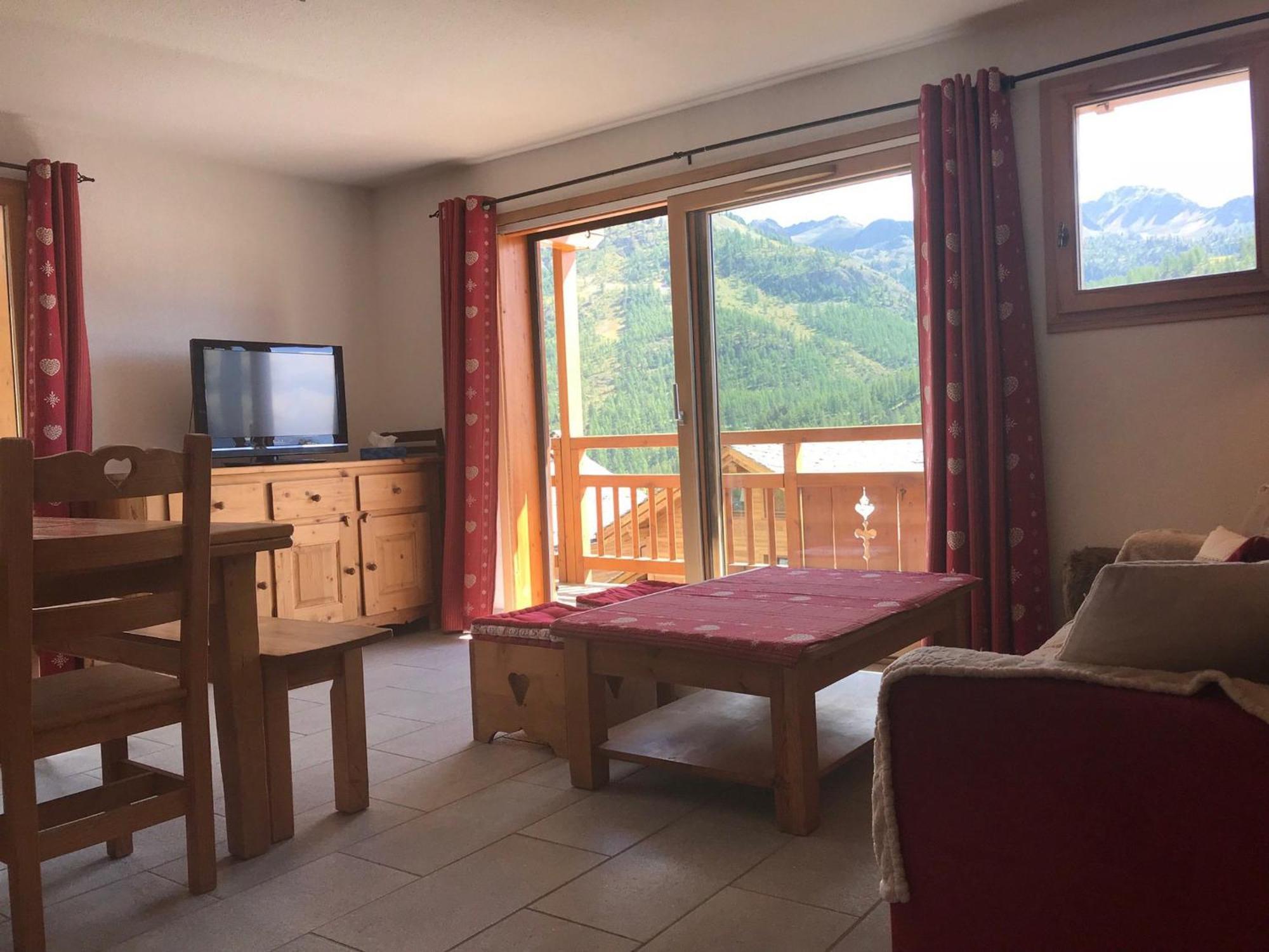 Appartement 3 Pieces Coin Montagne + Box - 3* - 8 Pers. - A 20M Des Pistes A Montgenevre - Fr-1-445-1 المظهر الخارجي الصورة